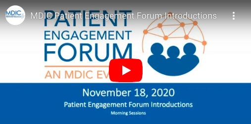 MDIC’S 2020 Patient Engagement Forum